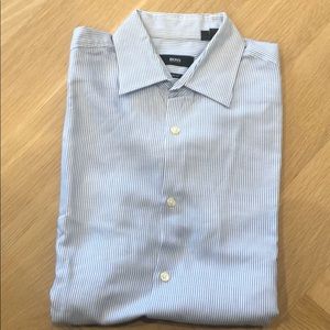 Hugo boss button down shirt 100% cotton